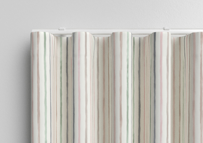 Vintage Stripe, Pastels - Made to Measure Curtains - Image 13